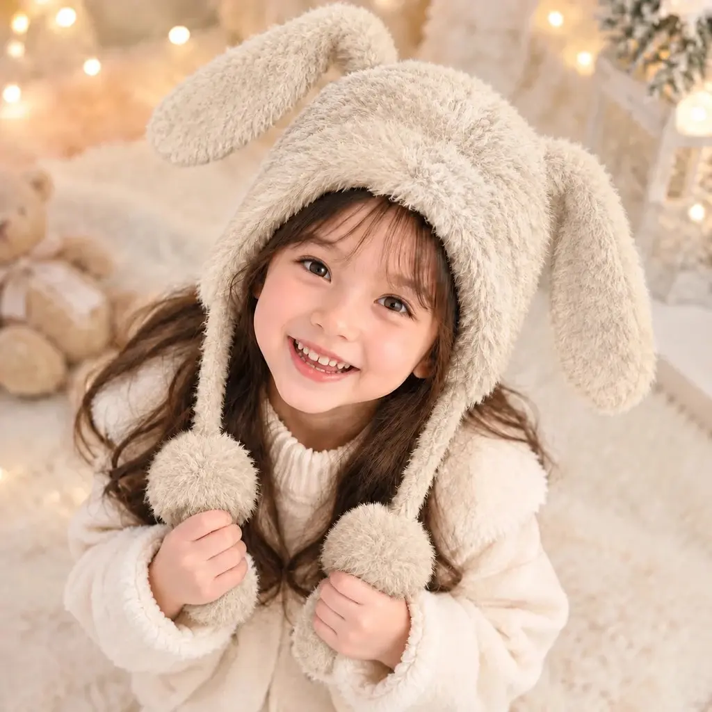 کلاه وارداتی تدی طرح خرگوش